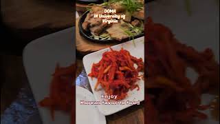 흔치않은 한국식당 Rare Korean Restaurant in Charlottesville VA doma Korean 식당떡복이 불고기 돌솥비빔밥 capcut [upl. by Meghann602]