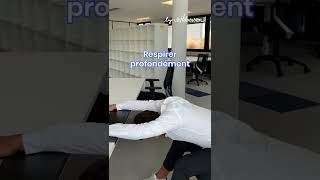 😮‍💨 Yoga au travail  Partie 3  Soulager les lombaires [upl. by Iad]