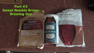 Sweet Newkie Brown Brewing Day Wilko Home Brew Beer Kit UK Part 2 [upl. by Artimid]