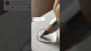 Write Mahi in water drop challenge shorts trending art [upl. by Ronnholm]