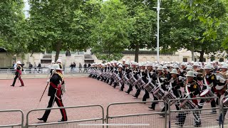 Massed Bands of HM Royal Marines  Beating Retreat 2024 [upl. by Sarat]