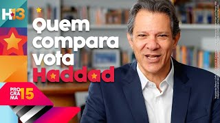 PROGRAMA DE TV 15 QUEM COMPARA VOTA HADDAD 13  Haddad Governador [upl. by Yroc]