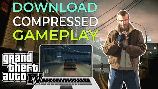 how to download gta 4 compressed for pc or laptop gameplay [upl. by Yrdnal]