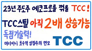 에코프로를 대체할 독점적 주도주 TCC스틸 적정 주가 산출 분석 TCC스틸 tcc [upl. by Nitsed]