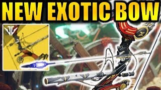 Destiny 2 NEW LE MONARQUE EXOTIC BOW  Gameplay amp Review  Black Armory [upl. by Kalfas]