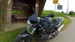 BMW F800R 2014  Test Ride 0100 kmh Topspeed Police Check [upl. by Ralat]