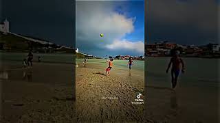 brasileños jugando en Brasil en la playa youtubeshorts futbol edit cuarzos [upl. by Bull]