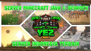 SERVER MINECRAFT JAVA amp BEDROCK TERBAIK DI INDONESIA [upl. by Ailaro]