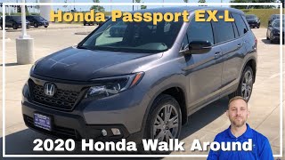 2020 Honda Passport EXL Walk Around Sharing Standard Features [upl. by Nolrac491]