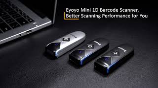 EyoyoEY015L Mini 1D Barcode Scanner [upl. by Nev334]