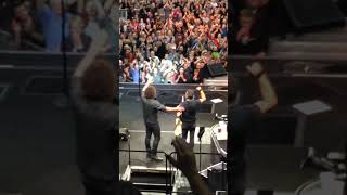 Bruce Springsteen live Exciting the stage United Center Chicago Illinois 1192016 [upl. by Peisch]