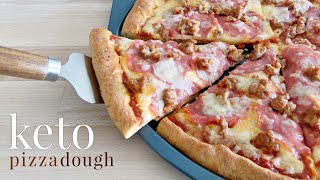 Keto Pizza Dough [upl. by Nylyak]