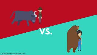 Bull and Bear Markets Bullish vs Bearish Explained in One Minute From Definition to Examples [upl. by Honebein594]