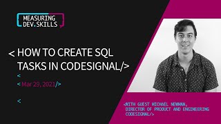 Creating SQL Tasks in CodeSignal [upl. by Bernetta]