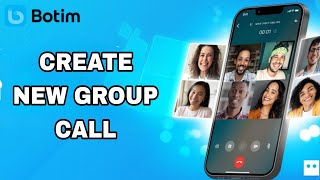 How To Create New Group Call On Botim App [upl. by Auqcinahs368]