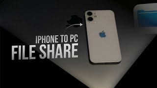 How to Share File iPhone to PC with Airdrop explained [upl. by Carlita]