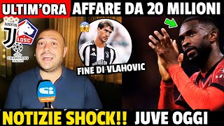 ✅️UltimOra SHOCK JUVE🔥 AFFARE di 20 Milioni  Fine di Vlahovic ❌️⚠️ Calciomercato Juve [upl. by Anihcak]