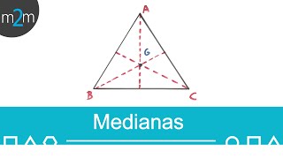 Medianas de un triángulo [upl. by Inasah]