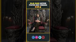 Raja Saab Motion Poster BGM Vinnara🔥  Prabhas  Maruthi  Raja Saab  Thaman S  InfiniPark [upl. by Selda612]