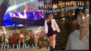 🎉Feel Korea 2021 Korea Village Super Junior Kyuhyun amp Eunhyuk Concert in Dubai 🎉 [upl. by Qahsi]