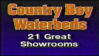 80s Era Country Boy Waterbeds Louisville KY Commercial [upl. by Heins]