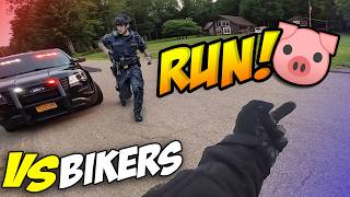 COPS VS BIKERS  MOTORCYCLE POLICE CHASE  Best Compilation 2024 [upl. by Gagne]