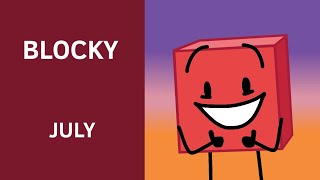 BFB Character Of The Month Blocky [upl. by Aloz]