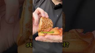 stroopwafel burger amp swiss cheese burger [upl. by Ycnuahc]