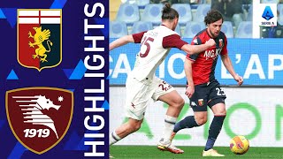 Genoa 11 Salernitana  The survival battle of the Marassi ends in a draw  Serie A 202122 [upl. by Nah]