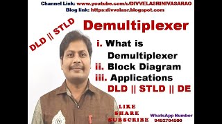 Introduction to DemultiplexersDeMux  What are Demultiplexers  Digital Electronics  DLD  STLD [upl. by Bendick]