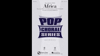 Africa SATB Choir  Arranged by Roger Emerson [upl. by Nerrej]