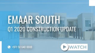 Emaar South Q1 2020 Construction Update Villas Townhouses and Apartments Near Expo 2020™ [upl. by Alliehs238]