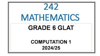 GLAT Computation 2025 [upl. by Seligmann]