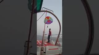 Parasailing by Shreyaansh devbagh beach konkan [upl. by Iatnwahs724]