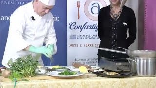 Ravioli con patate di Rotzo broccolo fiolaro e uova di quaglia  Videoricetta [upl. by Lyndell]