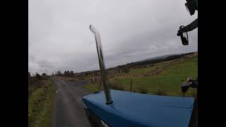 New Holland 7840turbo straight pipe sound [upl. by Mlehliw111]