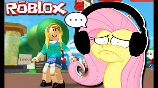 Fluttershy plays Roblox 🍉 sighs gently [upl. by Mechling19]