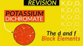 Potassium Dichromate  The d amp f block element ch4  class12 chemistry  CBSE CUET NEET [upl. by Secilu737]