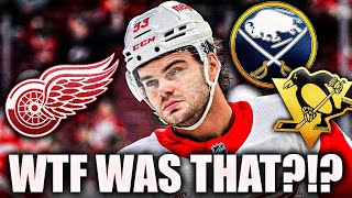 AN AWFUL DAY FOR THE RED WINGS PENGUINS SMOKE DETROIT SUPERSTARS  MARCO KASPER IS A MONSTER [upl. by Sassan]