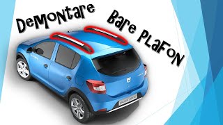 Demontare  eliminare zgomot bare plafon torosuri Stepway [upl. by Attelra]