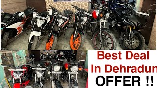 Second Hand Bikes In Dehradun  KTM  Bajaj  TVS  Royal Enfield  Duke  RS  RC  Standard [upl. by Teryn]