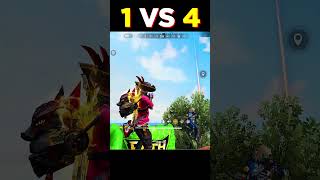 1 VS 4 MOMENT WITH LAUNCHPAD  GARENA FREE FIRE shorts youtubeshorts [upl. by Ariada]