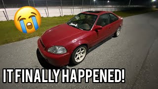 RICER CIVIC FINALLY BLEW UP [upl. by Ahseyn186]