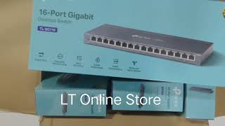 TP Link TLSG116 16Port Gigabit Desktop Switch tplink tplinkrouter router [upl. by Okikuy528]