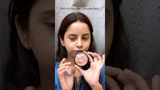 THIS CONCEALER HACK WENT VIRAL 🤯 short [upl. by Hinson]