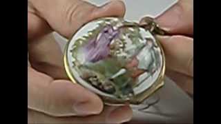 Fridel a Strasbourg porcelaincased Fusee Pocket Watch [upl. by Auqenahc444]