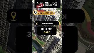 3bhk apartment for sale in banaswadi bangalore [upl. by Ecinom]