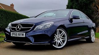 2016 Mercedes E220d AMG Line Premium Plus Coupe in Cavansite Blue  Condition and Spec Review [upl. by Joo193]