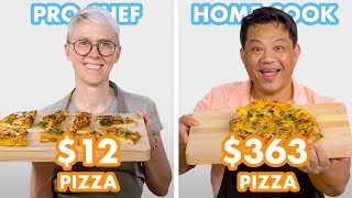 363 vs 12 Pizza Pro Chef amp Home Cook Swap Ingredients  Epicurious [upl. by Niko395]