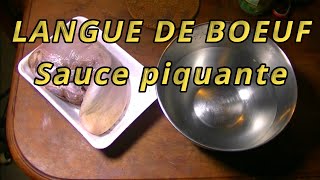 Langue de Bœuf sauce piquante facile N°222 [upl. by Ecilayram576]